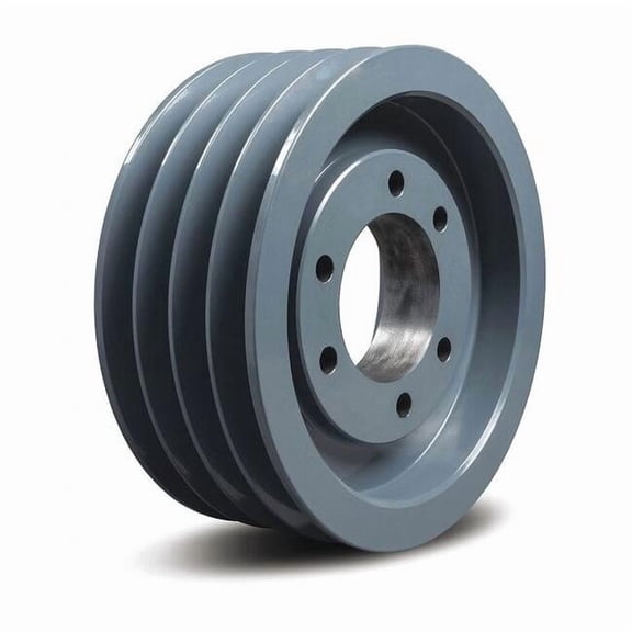 7/8 in to 3-1/2 in Quick Detachable Bushed Bore 4 Groove V-Belt Pulley 11.3 in OD 5V1134