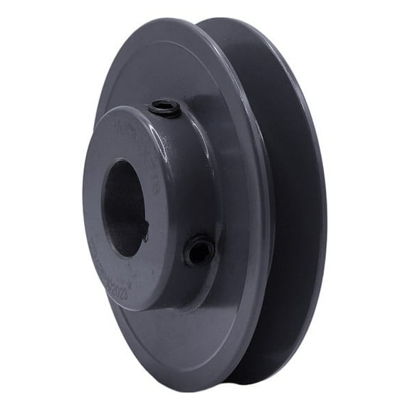 Manufacturer Varies 7/8 in Fixed Bore 1 Groove V-Belt Pulley 3.45 in OD AK34X7/8