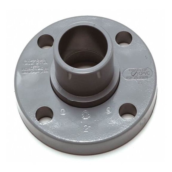 Manufacturer Varies CPVC Flange, Schedule 80, 1" Pipe Size, Spigot 9856-010