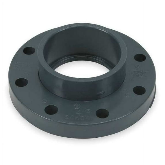 Manufacturer Varies PVC PVC Flange, Socket, 4 in Pipe Size 854-040