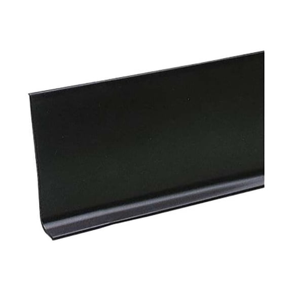 Manufacturer Varies Wall Base Molding, PVC Vinyl, Black, 720 in L, 4 in H 2RRW9