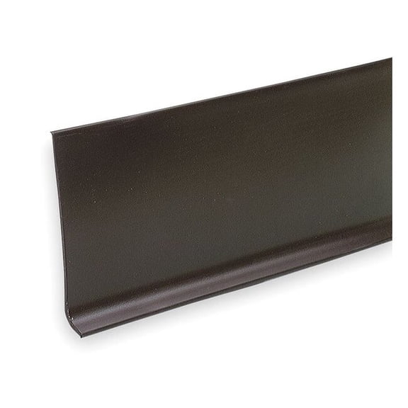 Manufacturer Varies Wall Base Molding, PVC Vinyl, Brown, 720 in L, 4 in H 2RRX1