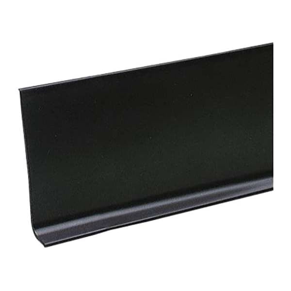 Black PVC Vinyl Coved Wall Base Molding, 60 ft Roll