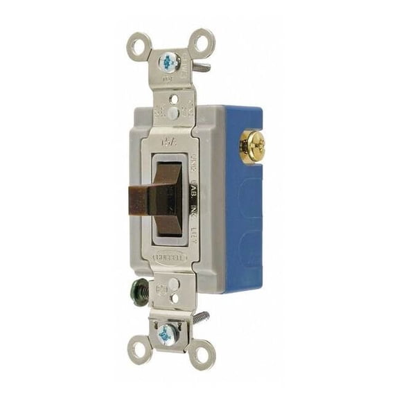Wall Switch,Brown,15A,1/2 to 2 HP 4821