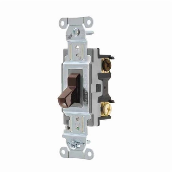 Bryant Wall Switch,Brown,15A,3-Way Switch CSB315B