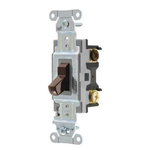 Bryant Wall Switch,Brown,15A,3-Way Switch CSB315B