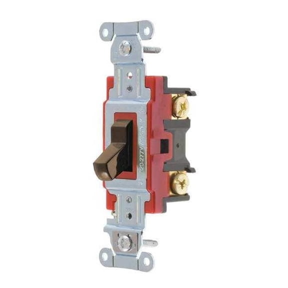 Bryant Wall Switch,Brown,20A,3-Way Switch 4903B