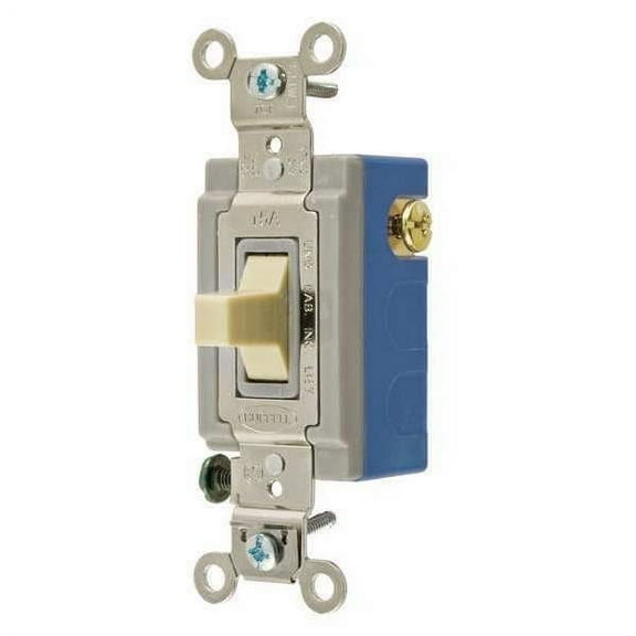 Bryant Wall Switch,Ivory,1-Pole Type,1/2 to 2HP 4821I