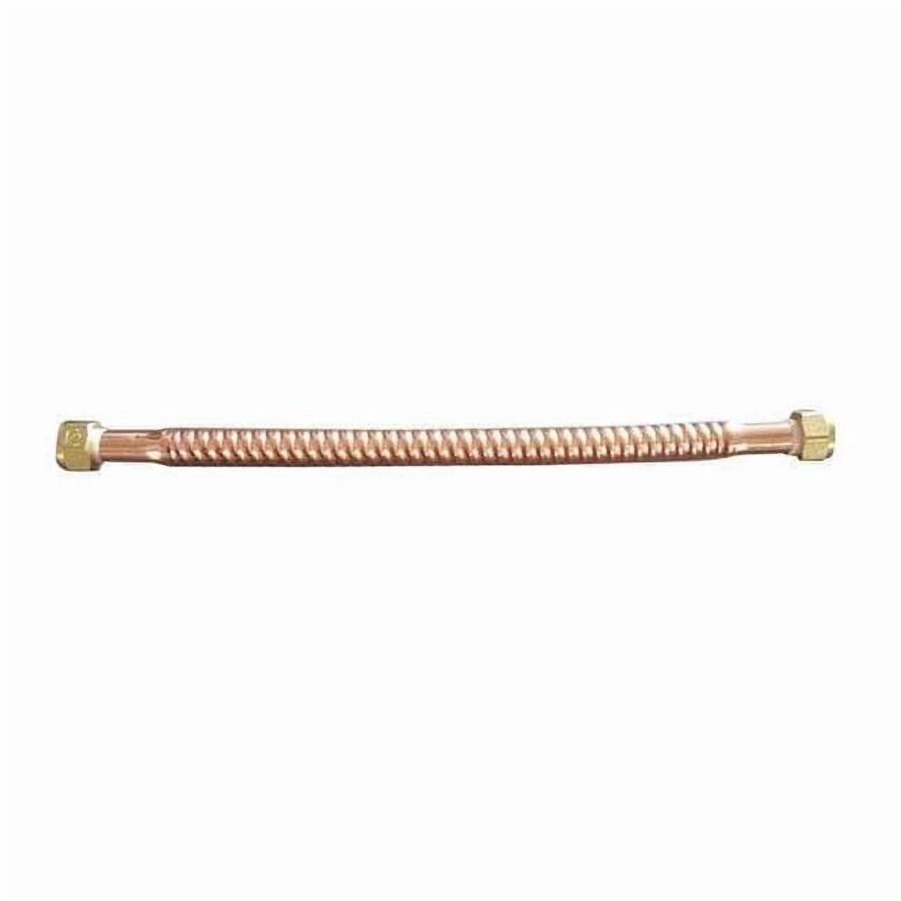 Manufacturer Varies Water Heater Connector, Cop, 18In, 3/4FIP 22N602