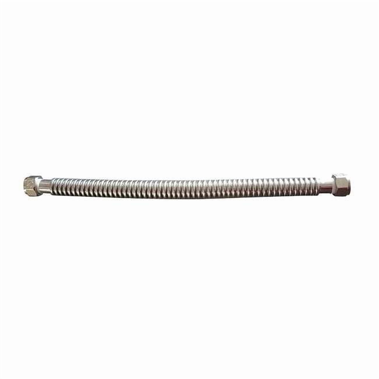 Water Heater Connector,SS,24 In,3/4 FIP 22N601