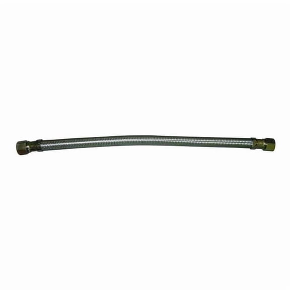 Manufacturer Varies Braided Connector,1/2 Comp x 1/2 FIP 11K756
