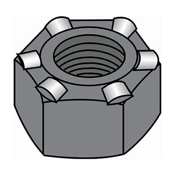Hex Weld Nut, 5/16"-18, Steel, 0.551 in Wd, 0.229 in Ht, 1000 PK 31NWHP6