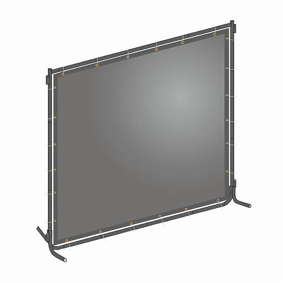 Manufacturer Varies Welding Screen, 6 ft H, 6 ft W, Gray 22RN75