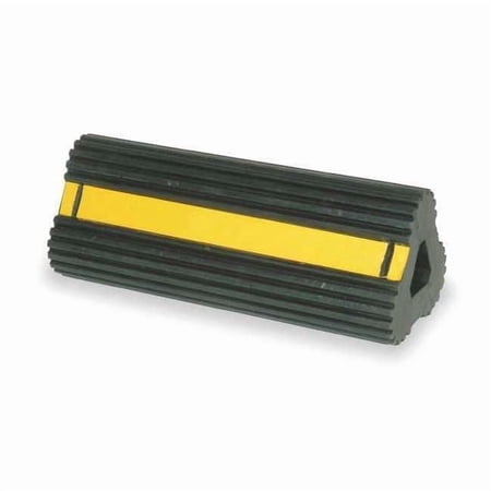 Manufacturer Varies Wheel Chock,10 In W x 4 In H,Black 1GUK7