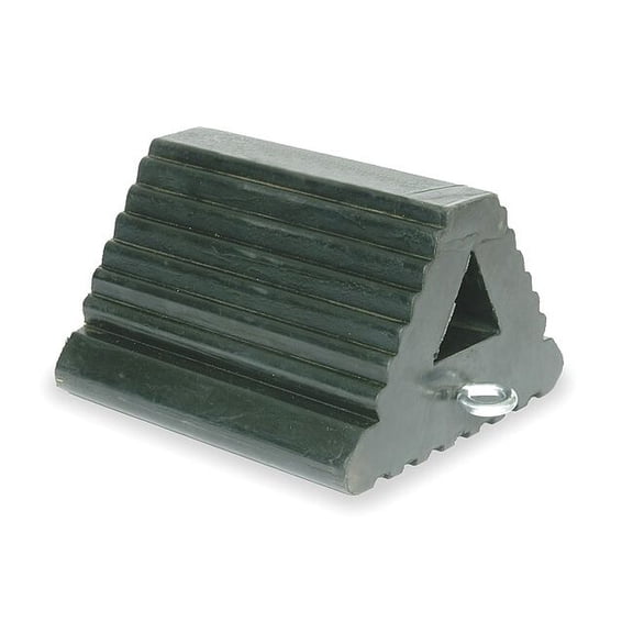 Manufacturer Varies Wheel Chock,9In W x 6 InH,Black 1GUL1