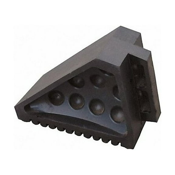 Manufacturer Varies Wheel Chock,Molded Rubber,Black 22XW83