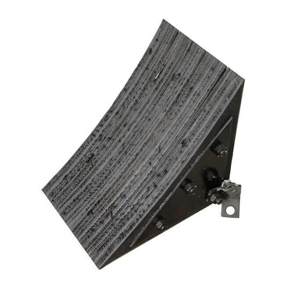 Manufacturer Varies Wheel Chock,Rubber,W 11-1/8 In,H 13-3/4 19P550