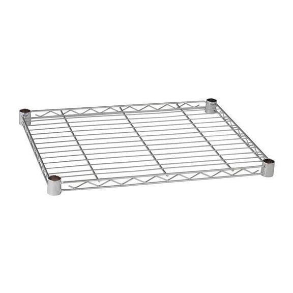 Manufacturer Varies Wire Shelf, 24"D x 72"W, Chrome 5GTA3