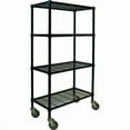 thumbnail image 1 of Manufacturer Varies Wire Cart,4 Shelf,48x24x70,Black 2HDK5, 1 of 1