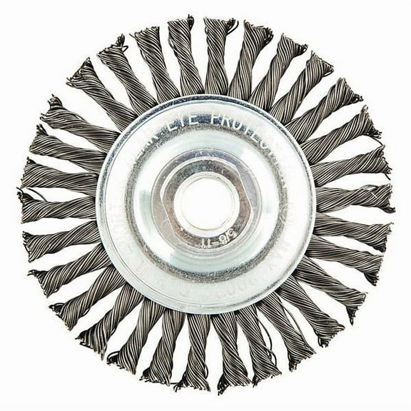 Manufacturer Varies Wire Wheel Brush,Twisted,Carbon Steel 66252839036