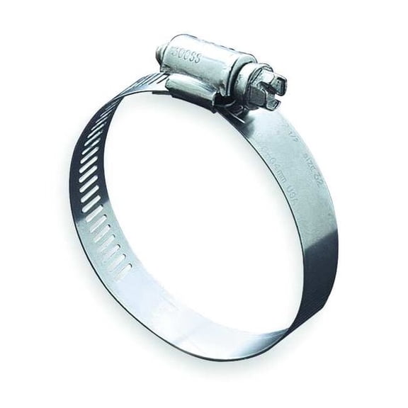 Manufacturer Varies Worm Gear Hose Clamp,1/2"W,2"ID,PK10 670040056