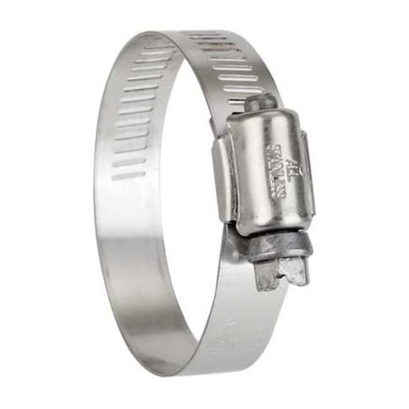 Manufacturer Varies Worm Gear Hose Clamp,1/2"W,2"ID,PK10 6756170