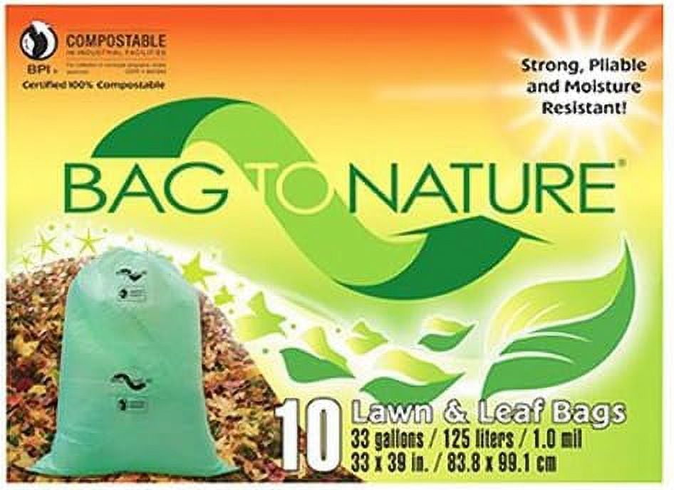 Manufacturing 33X39 "BagToNature" Compostable And Biodegradable Lawn