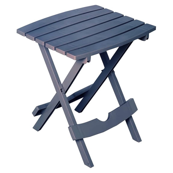 Manufacturing 8500-94-3901 Plastic Quik-Fold Side Table, Bluestone