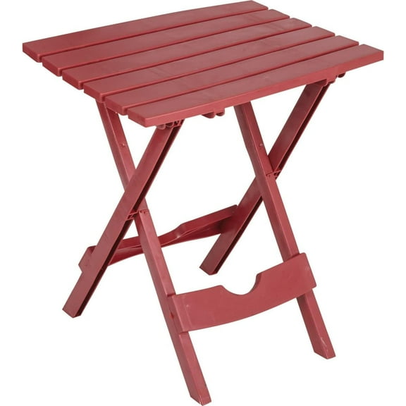 Manufacturing 8510-95-3700 Quick-Fold Side Table, Merlot