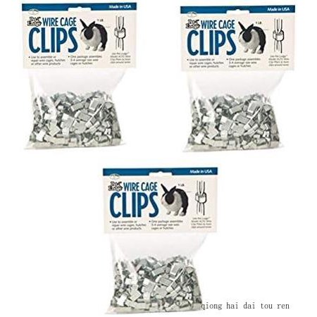 Manufacturing ACC1 Wire Cage Clips, 1-Pound Bag (3-(Pack))