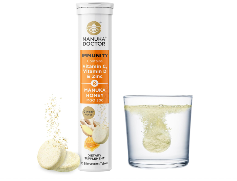 Manuka Doctor, Manuka Plus Immunity, Ginger, Dietary Supplement, 20