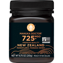 Manuka Doctor Raw Manuka Honey, MGO 725+, 8.75 oz (250 Grams), Certified 100% Pure New Zealand Honey