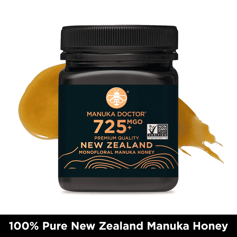 Manuka Doctor Raw Manuka Honey, MGO 725+, 8.75 oz, 100% Pure New