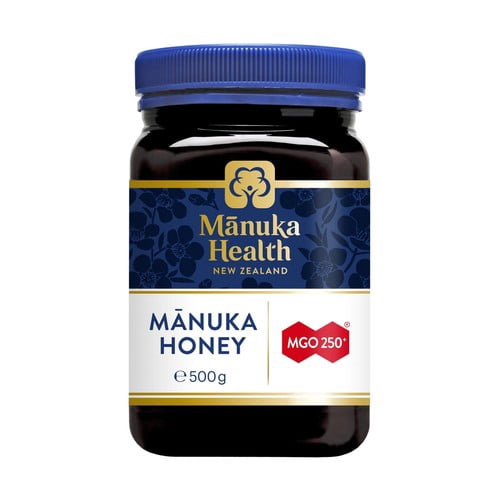 Manuka Health MGO 250+ Manuka Honey 500g, British Import (Pack of 2)