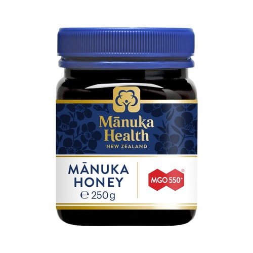 Manuka Health MGO 550+ Manuka Honey 250g, British Import (Pack of 2)