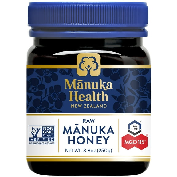 Manuka Health UMF 6+/MGO 115+, 8.8oz, Superfood, Authentic Raw Honey from New Zealand