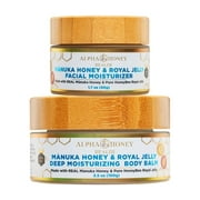 Manuka Honey & Royal Jelly Face Cream Serum & Body Butter by Alpha Honey Health