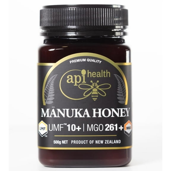 Manuka Honey UMF 10+ (MGO 261+) Pure New Zealand Honey, 1.1 lb (500g)