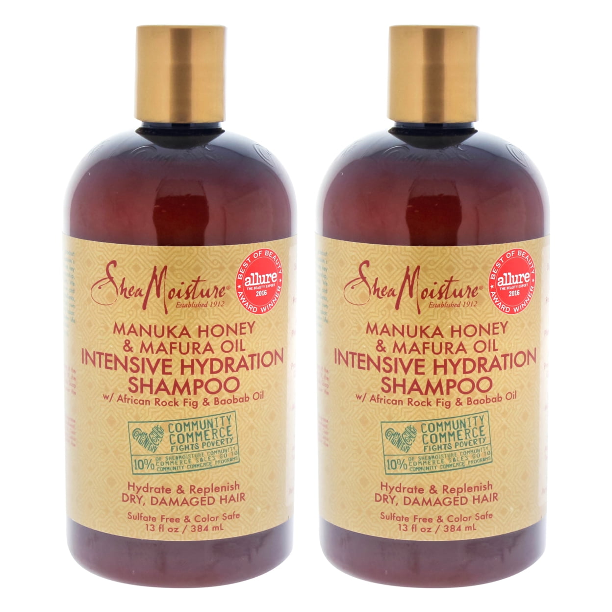 SheaMoisture Daily Hydration Shampoo for All Hair Types, Coconut, 13 fl oz  
