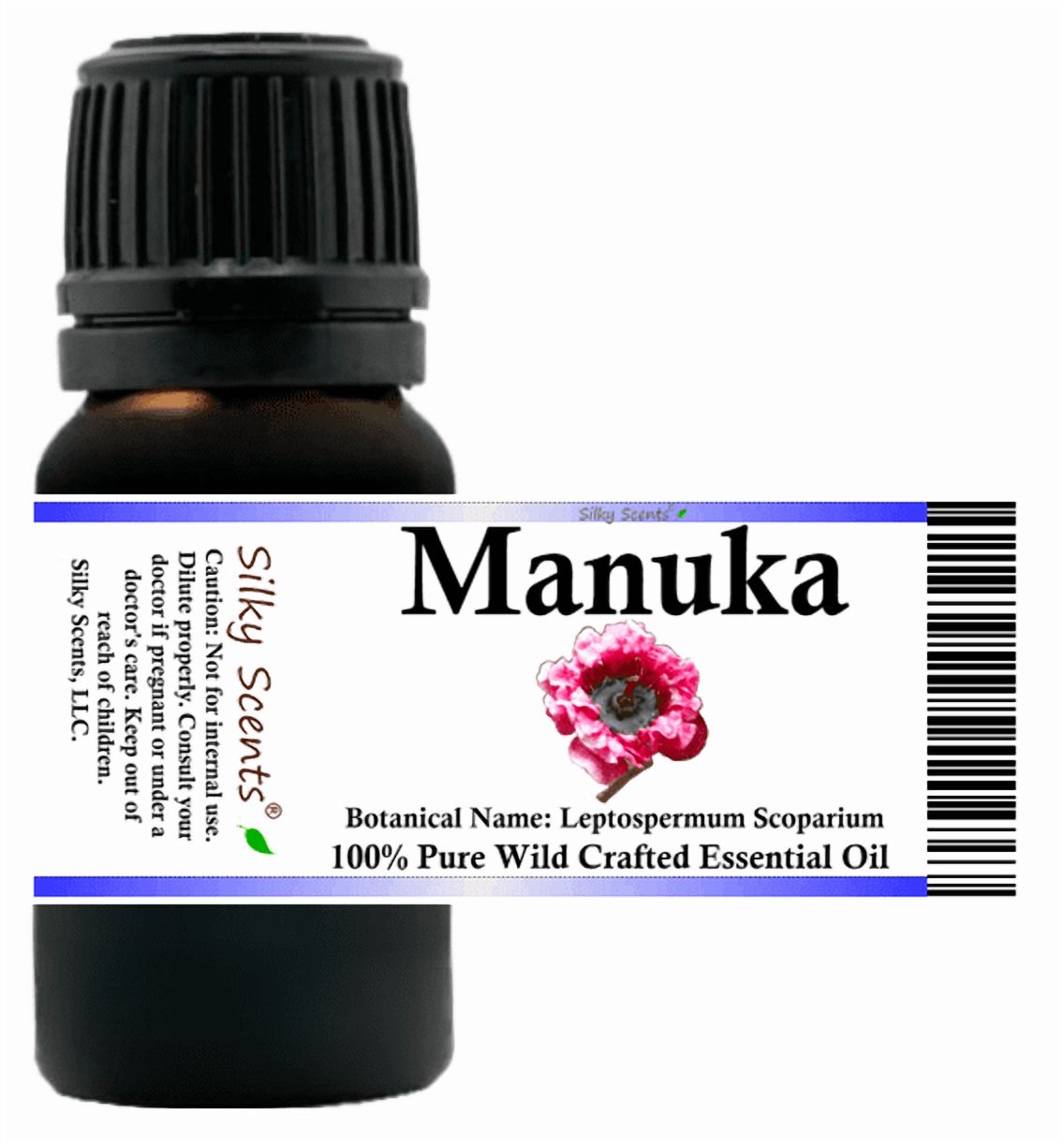 Manuka Wild Crafted Essential Oil 5 ml (1/6 fl oz) - 100% Pure and Natural by Silky Scents