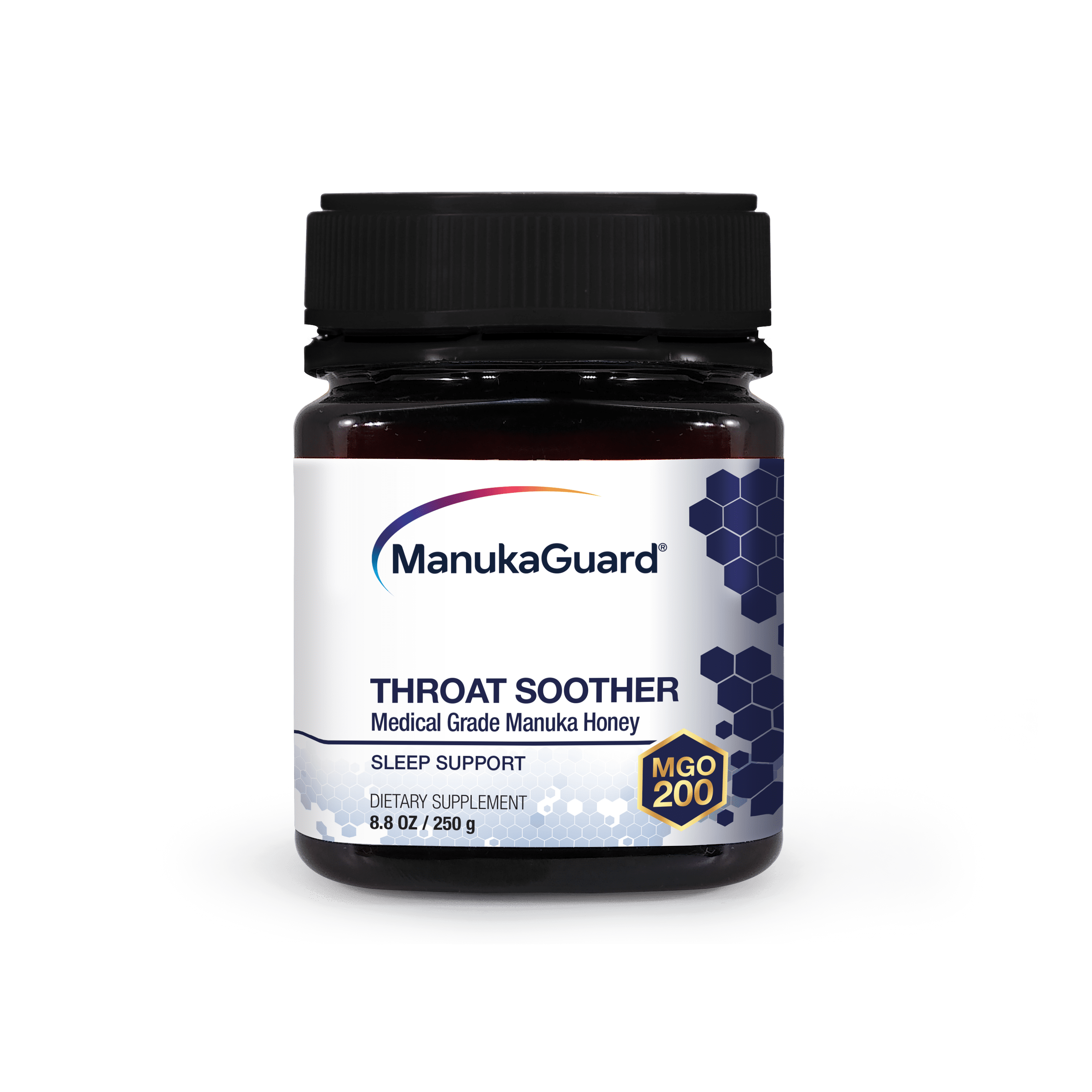ManukaGuard Medical Grade Manuka Honey, Natural Throat Soother, MGO 200, 8.8 oz