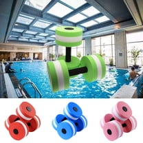 Manunclaims 1 Pair Aquatic Exercise Dumbbells, Non-Slip Solid Colorfast Water Dumbbells, Water Aqua Fitness Barbells Hand Bar Exercises Equipment for Water Exercise Weight Loss