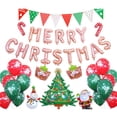 thumbnail image 1 of Manunclaims 1 Set Balloon Set Anti-fading High Elasticity Easy to Assemble Snowflake Tree Letters Balloon Decoration for Party, 1 of 8