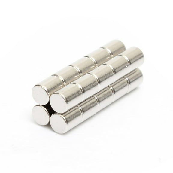 Manunclaims 40 Pieces 4x 5 mm N52 Round Cylinder Super Strong Blocks Rare Earth Neodymium Magnets, Small Magnets, Mini Magnets, Magnets for Fridge, Magnets for Whiteboard, Magnets for Crafts