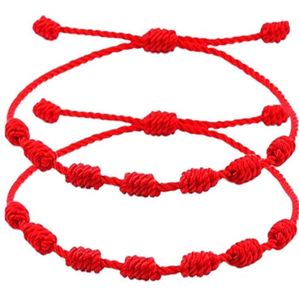 New Year's gift *Safe buckle sterling silver red thread bracelet for good  luck (red string to ward off evil and bring good luck to marriage) for  adults - Shop eevah-jewelry Bracelets 