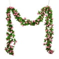 thumbnail image 1 of Manunclaims Artificial Flower Garland Fake Rose Vine Flowers Hanging Rose Ivy Rattan Wedding Arch Garden Background Party Garden Craft Art Decor, 1 of 8