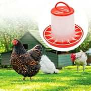 Manunclaims Automatic Feeder Fowl Chicken Poultry Farming Breeding Water Food Feed Dispenser - Free Range Plastic Hanging Poultry Feeder