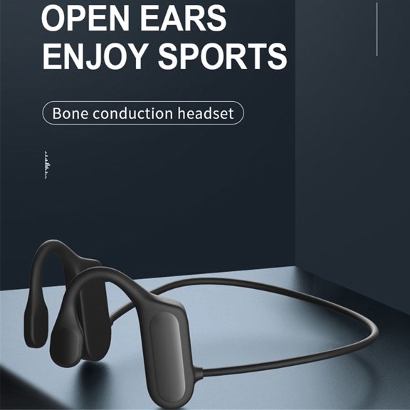 Manunclaims BL09 Bluetooth-compatible Earphone Open Ear Low Latency Rechargeable Bone Conducting Stereo Wireless Headset for Sports