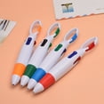 thumbnail image 1 of Manunclaims Ballpoint Pen Retractable Multi-use Smooth Writing Easy Use Durable Write Four Neon Colors with Carabiner Keychain Student Ballpoint Pen for Student, 1 of 8