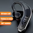 thumbnail image 1 of Manunclaims Bluetooth-compatible Earphone Ear Hook Power Display Life Waterproof Mobile Phone Wireless Smart Headset for iOS, 1 of 8